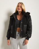 Black $|& Interval Game Day Sherpa Jacket - SOF Front