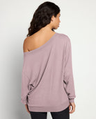 Dusk $|& Interval Brooklyn Off The Shoulder Pullover - SOF Back