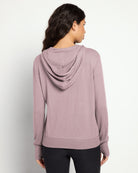 Dusk $|& Interval Hacci Zip Hoodie - SOF Back