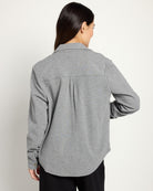 Heather Grey $|& Interval Intention Solid Knit Shirt - SOF Back