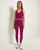 Sangria $|& Interval CloudLight Shape Up Long Crop Tank - UGC On Fig