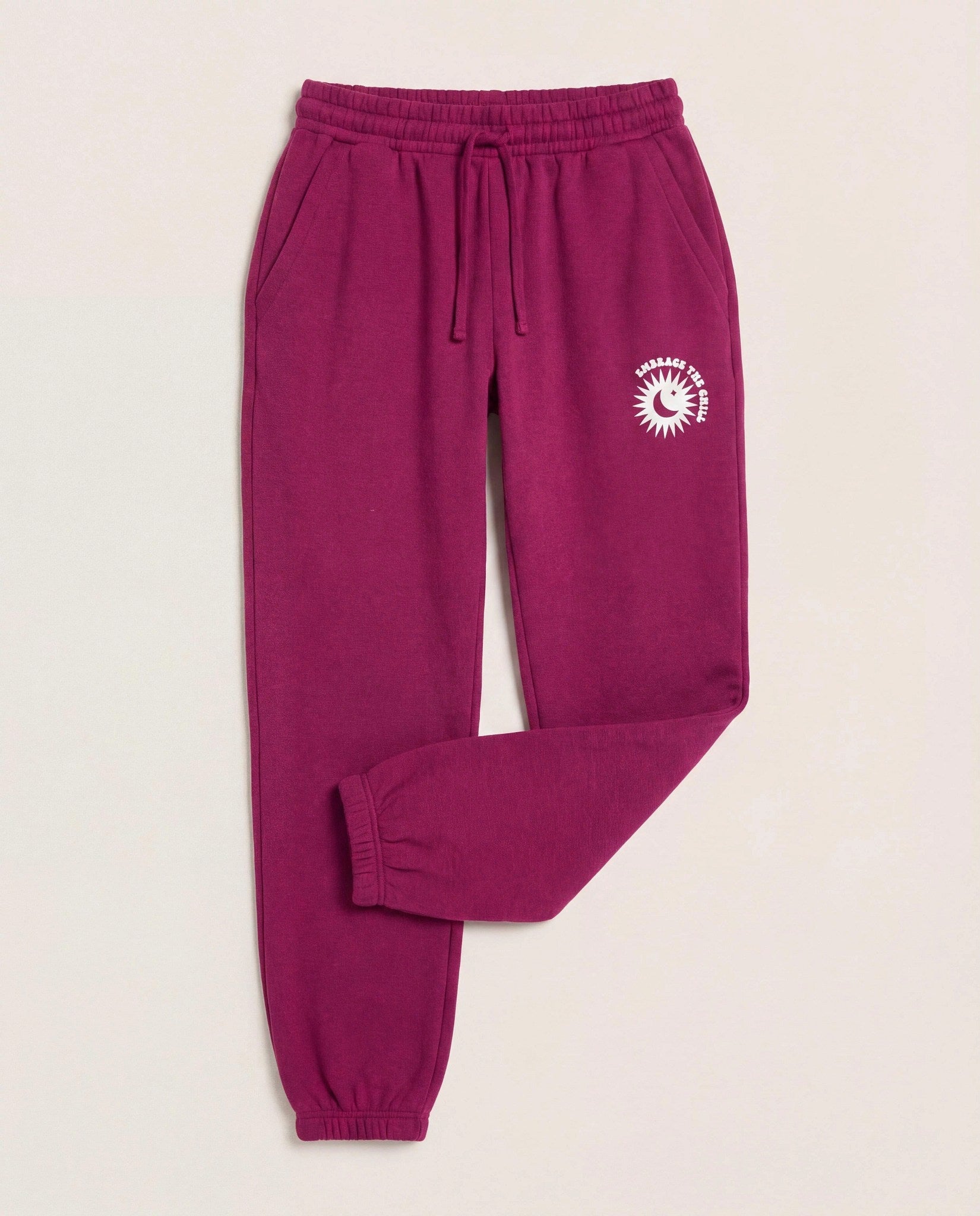 Sangria $|& Interval Graphic Jogger - Hanger Detail