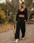 Black $|& Interval Stride Pant - SOF Side