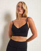 Black $|& Interval CloudLight Momentum Bra - SOF Front