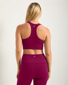 Sangria $|& Interval CloudLight Daily Doubles Bra - SOF Back