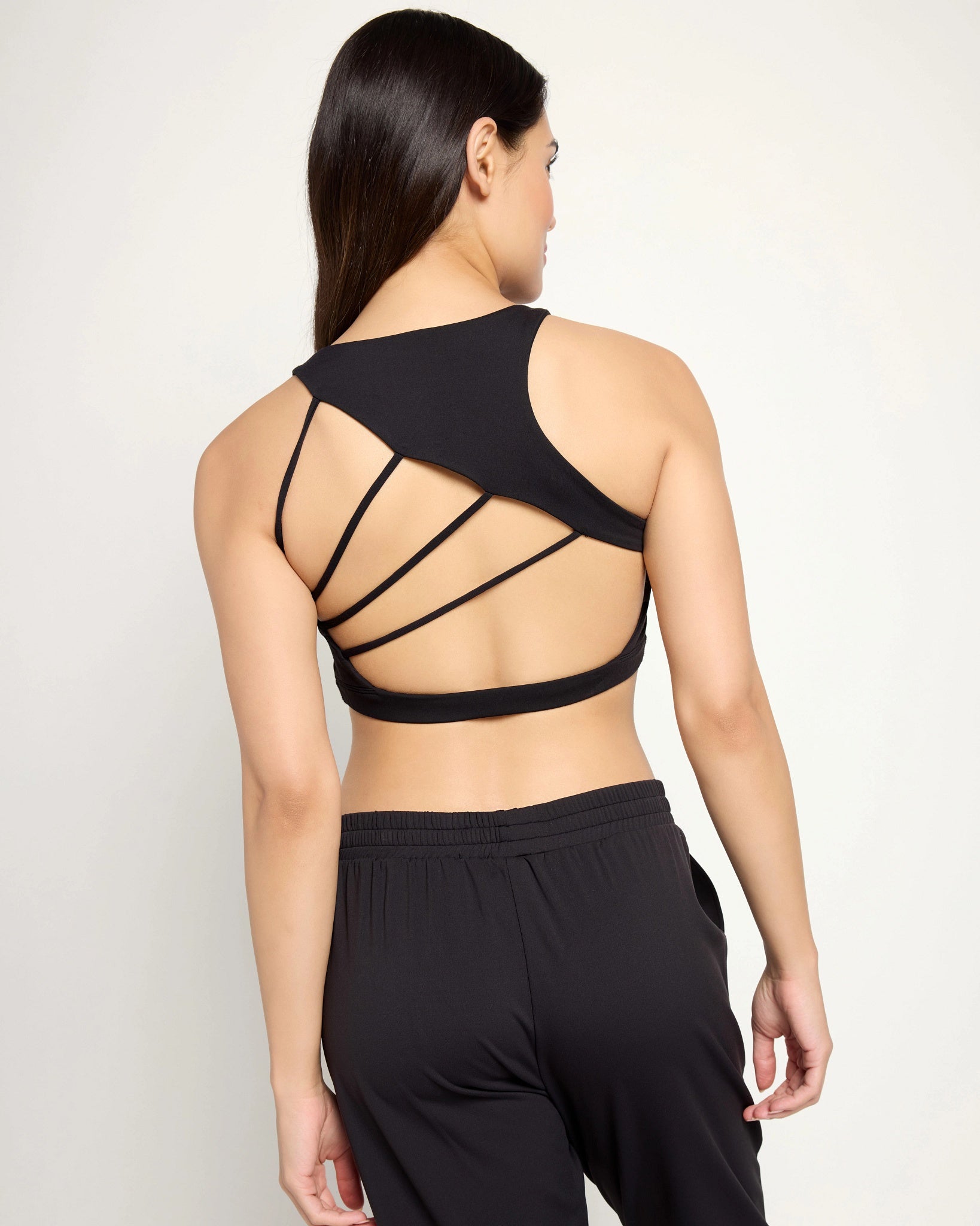 Black $|& Interval CloudLight Velocity  Bra - SOF Back
