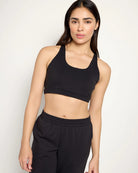 Black $|& Interval CloudLight Velocity  Bra - SOF Front