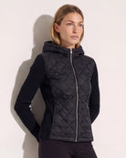Black $|& Herizon Valley Mixed Media Jacket - VOF Front