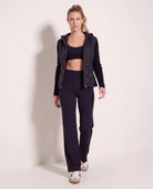 Black $|& Herizon Valley Mixed Media Jacket - UGC On Fig