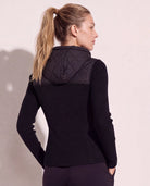 Black $|& Herizon Valley Mixed Media Jacket - SOF Back