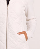 White $|& Herizon Valley Mixed Media Jacket - SOF Full Front