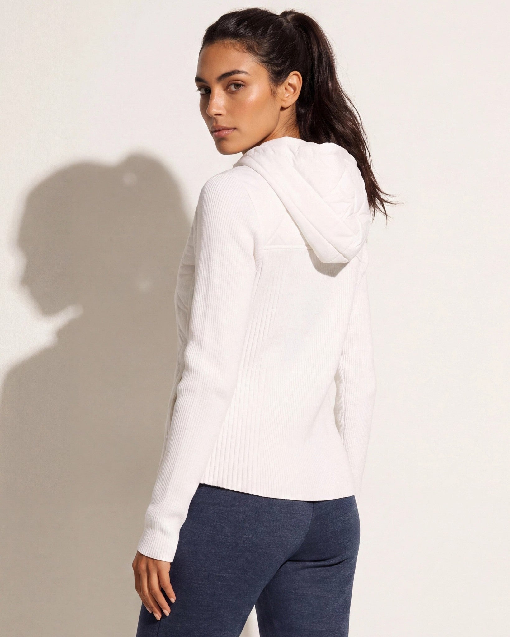 White $|& Herizon Valley Mixed Media Jacket - SOF Side