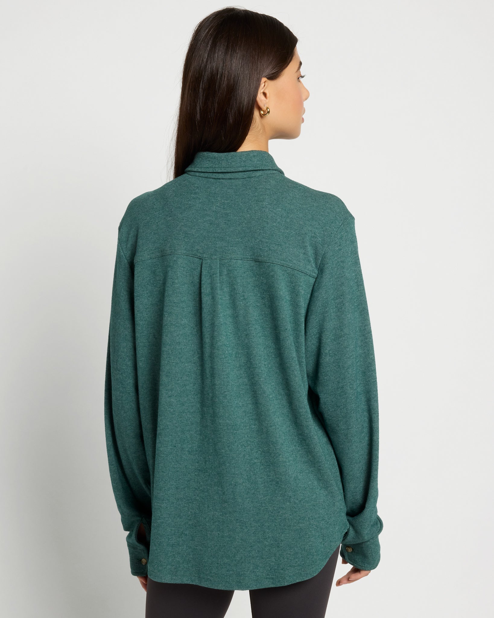 Heather Pinecrest $|& Interval Intention Solid Knit Shirt - SOF Back