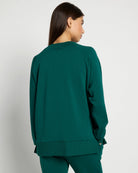 Forest Green $|& Interval Flex Fleece Graphic Pullover Sleighin All Day - SOF Back