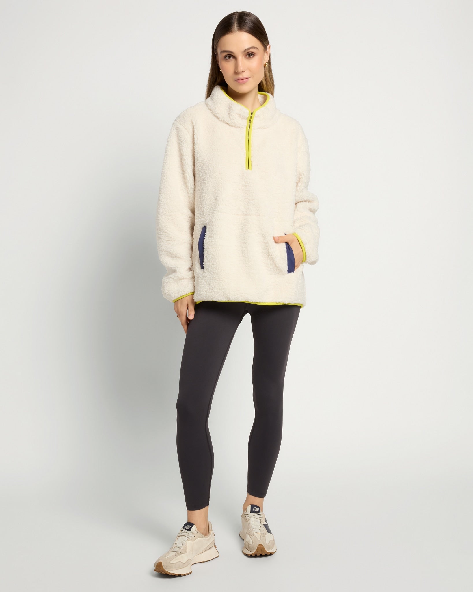 Interval Big Bear ¼ Zip - Cozy Sherpa Pullover Jacket