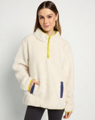 Oatmilk $|& Interval Big Bear ¼ Zip - SOF Front