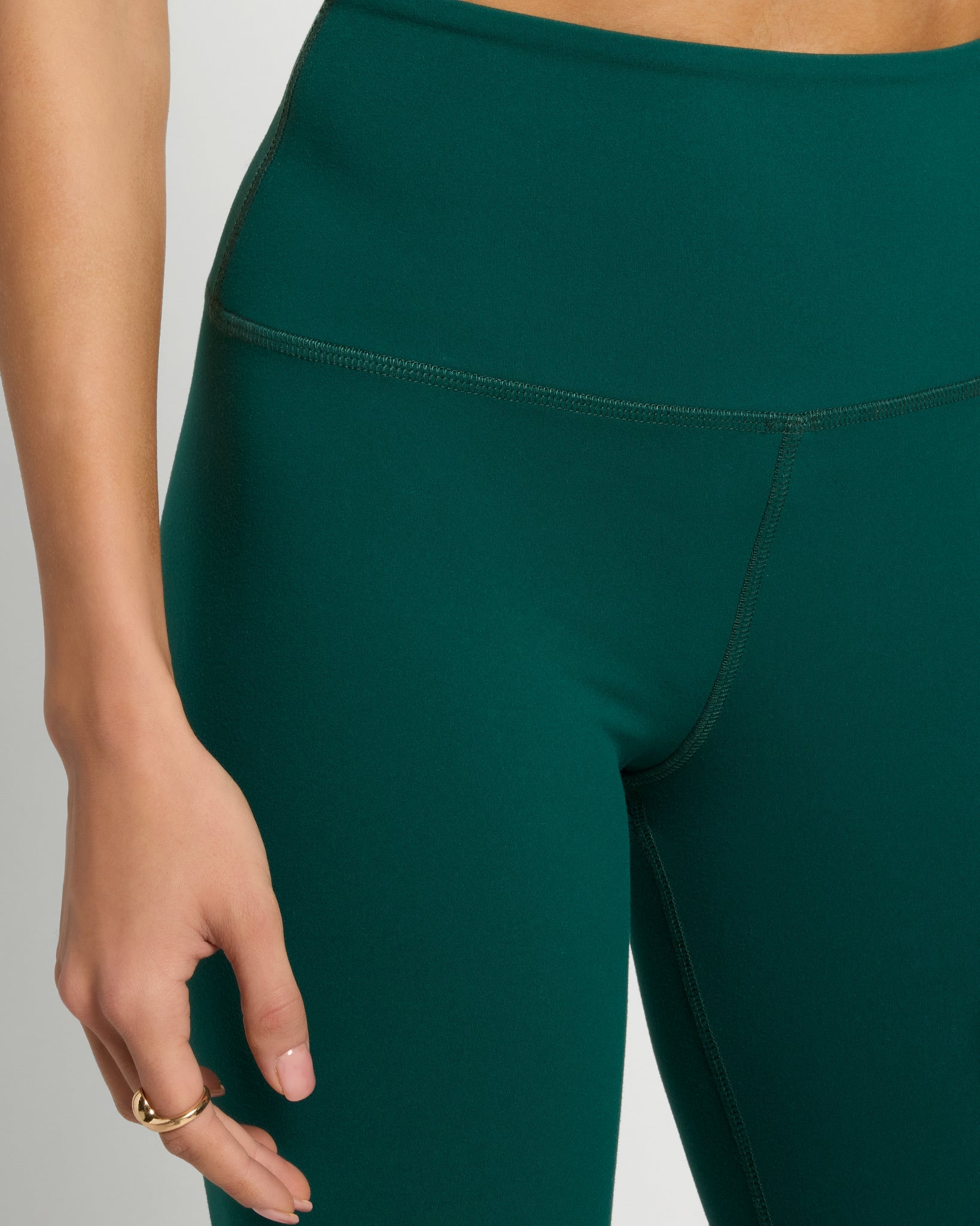 Forest Green $|& Interval CloudLight Sprint Legging - SOF Full Front