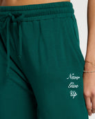 Forest Green $|& Interval Flex Fleece Graphic Jogger - SOF Full Front