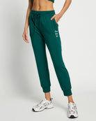 Forest Green $|& Interval Flex Fleece Graphic Jogger - SOF Front