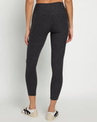 Heather Charcoal $|& Interval FlowHeather Sculpt Pocket Legging - SOF Back