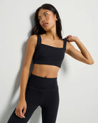 Black $|& Interval CloudLight Kick Off Bra - SOF Full Front