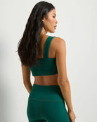 Forest Green $|& Interval CloudLight Kick Off Bra - SOF Back