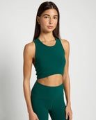 Forest Green $|& Interval CloudLight Aria Bra - SOF Front