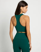 Forest Green $|& Interval CloudLight Aria Bra - SOF Back