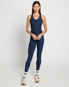 Iris Black $|& Interval FlowHeather Sculpt Stride Long Crop Tank - UGC On Fig