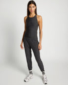 Heather Charcoal $|& Interval FlowHeather Sculpt Rise Tank - UGC On Fig