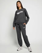 Heather Obsidian $|& Interval Rise Crewneck Pullover - UGC On Fig