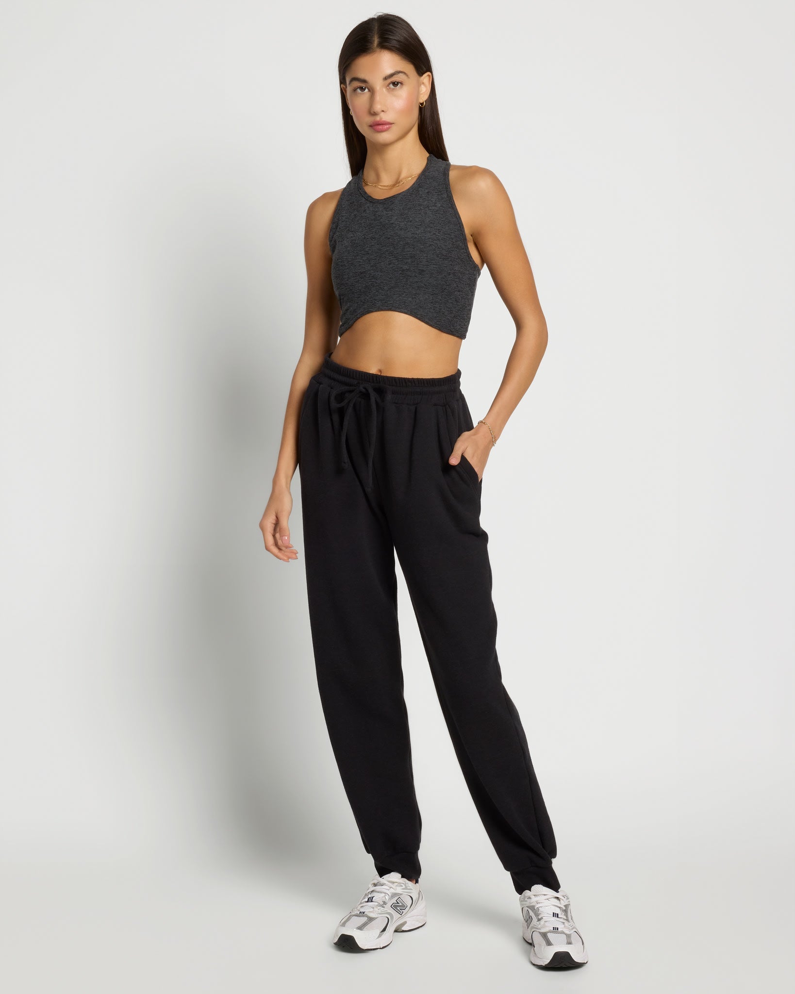 Black $|& Interval Triblend Jogger - UGC On Fig