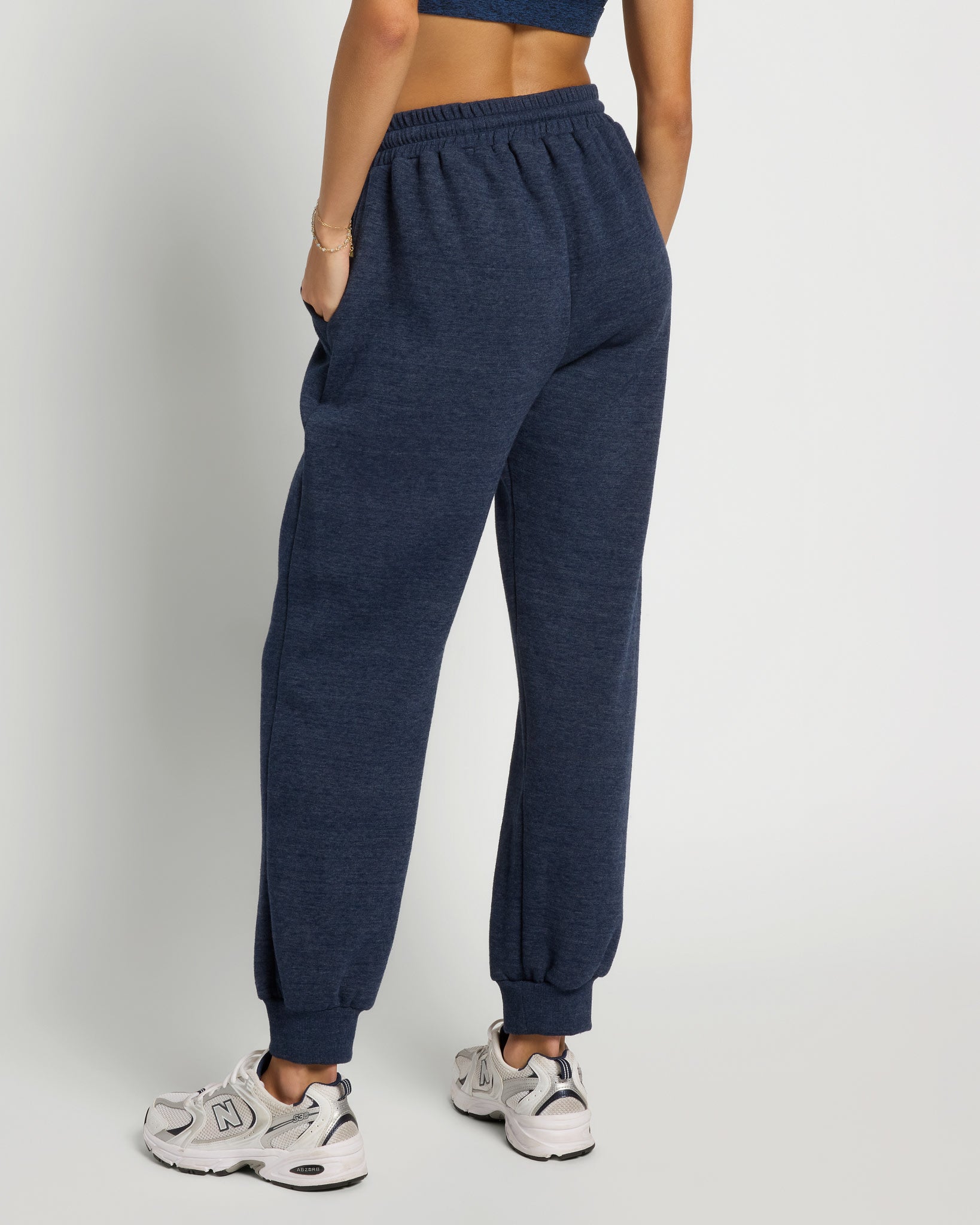 Ink Navy $|& Interval Triblend Jogger - SOF Back