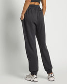 Heather Obsidian $|& Interval Rise Graphic Jogger - SOF Back