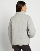 Athletic Heather $|& Interval Harmony Puffer Jacket - SOF Back
