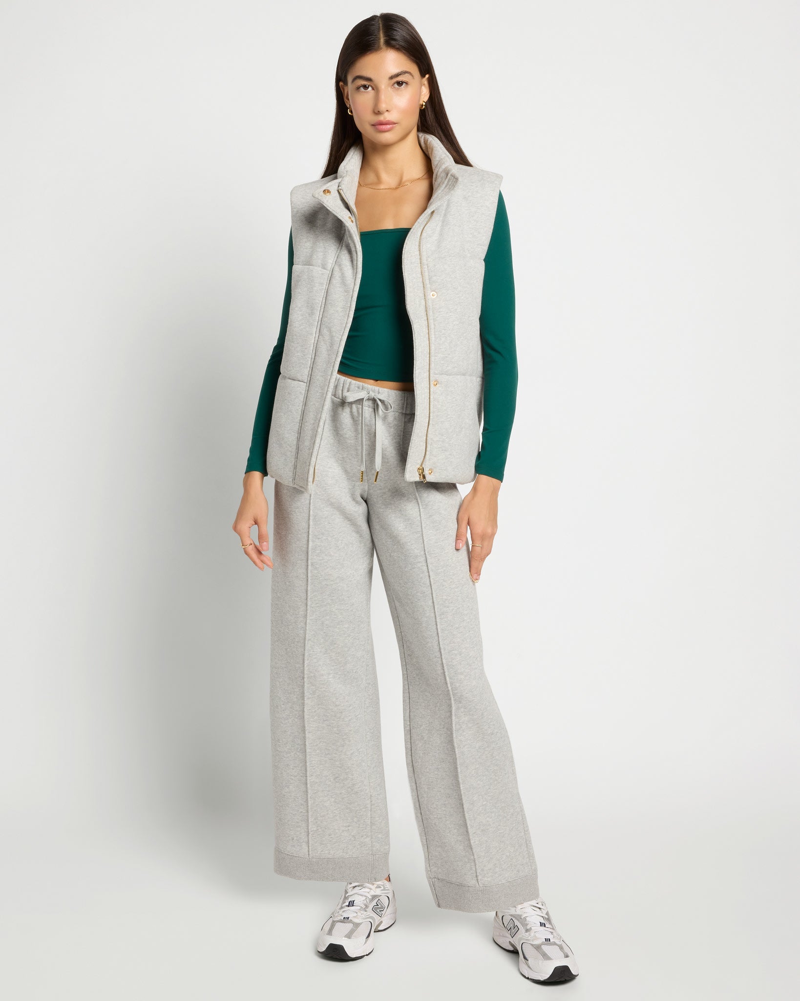 Athletic Heather $|& Interval Harmony Knit Cuff Pant - UGC On Fig
