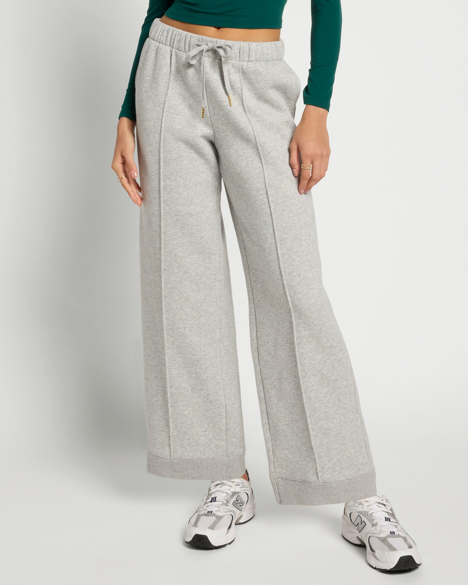 Athletic Heather $|& Interval Harmony Knit Cuff Pant - SOF Front