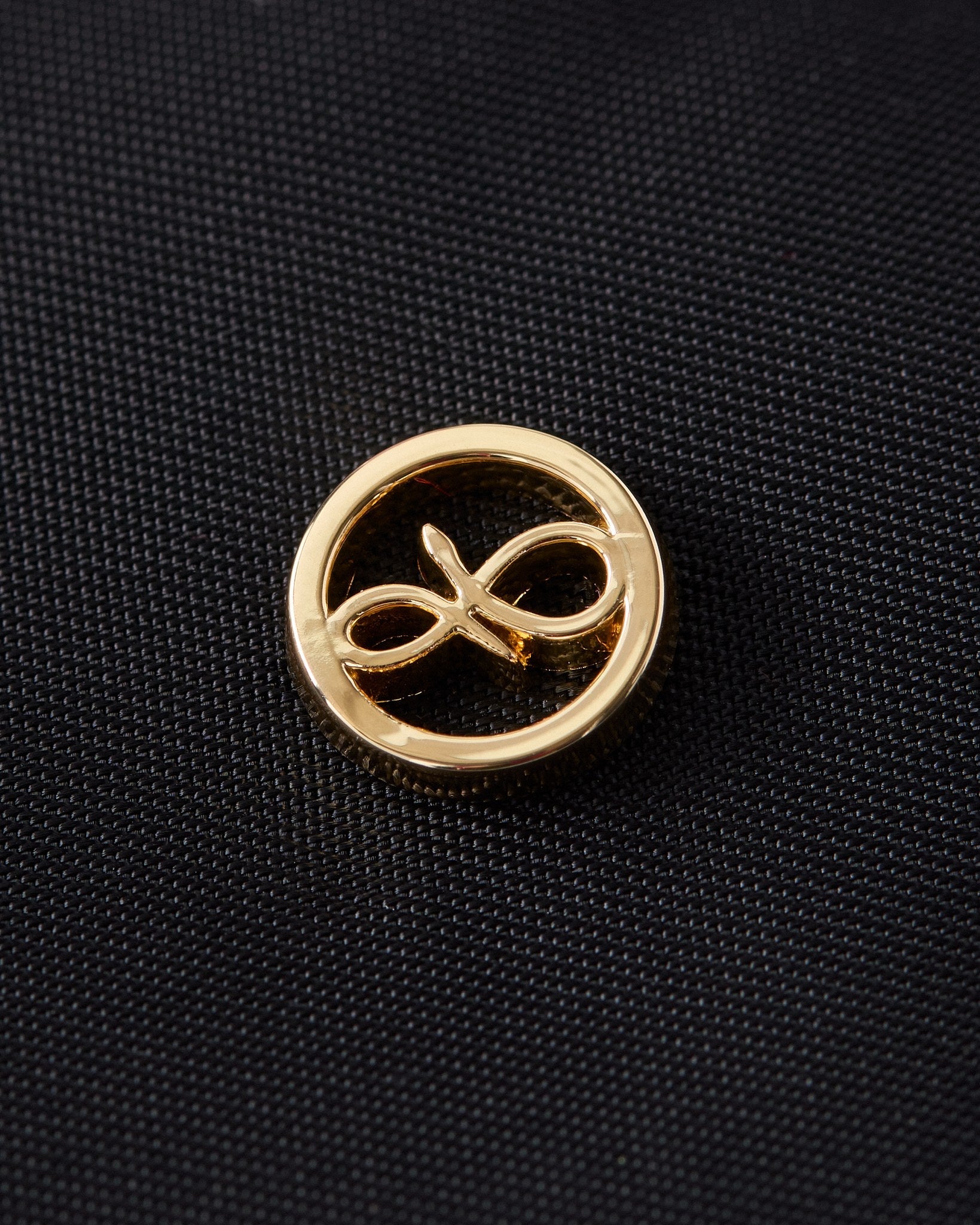 Black $|& Interval Heart Dual Pouch Wristlet - VOF Front