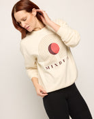 Cream $|& Interval Ivy Sweatshirt Mindful Graphic - VOF Front