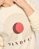 Cream $|& Interval Ivy Sweatshirt Mindful Graphic - SOF Full Front