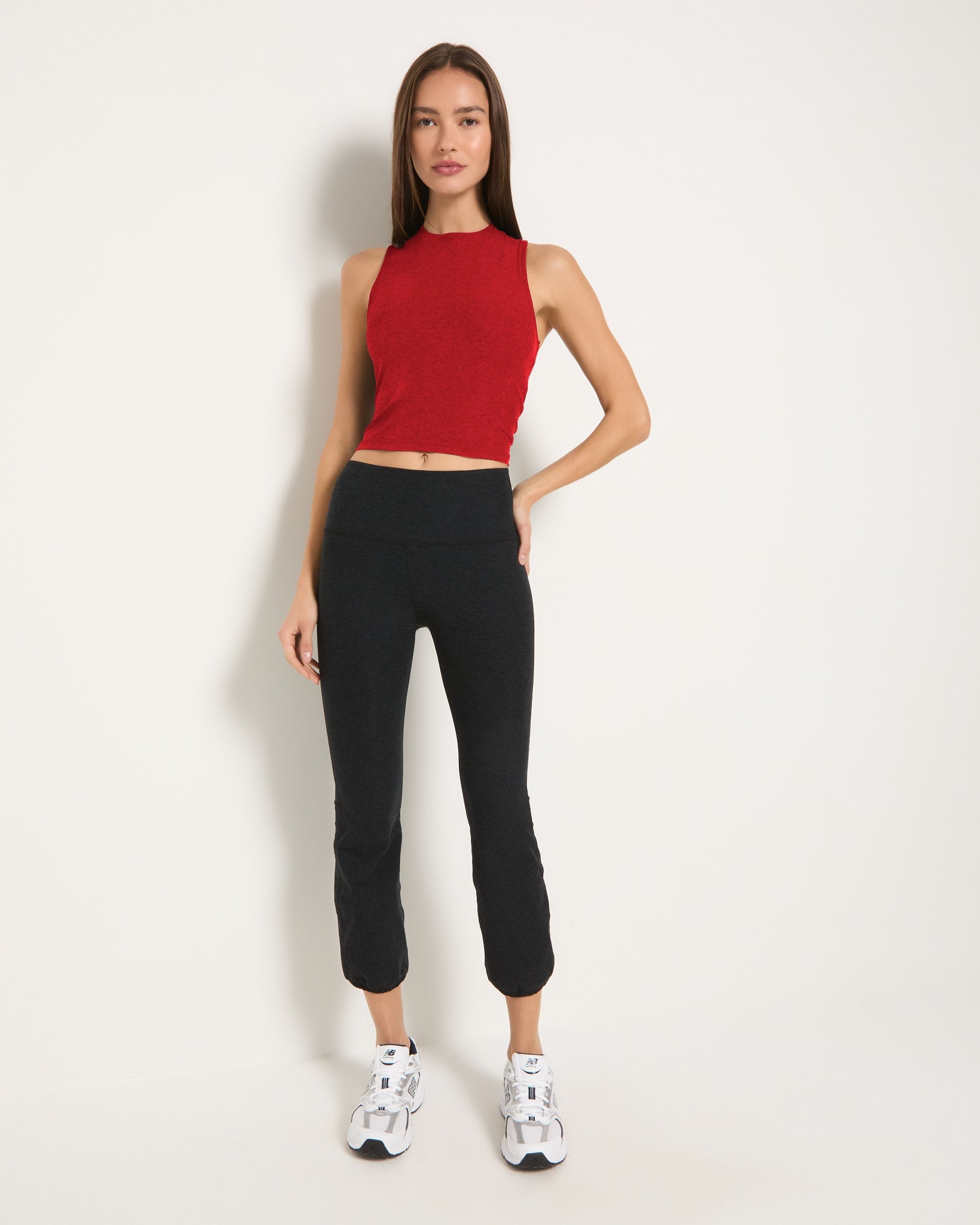 Love Red Heather $|& Interval FlowHeather Sculpt Boost Tank - UGC On Fig