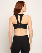 Night Sky Heather $|& Interval FlowHeather Sculpt Ivy Bra - SOF Back