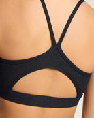 Night Sky Heather $|& Interval FlowHeather Sculpt Movement Racer Back Bra - SOF Full Front