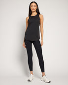 Black $|& Interval Split Back Tank - UGC On Fig