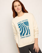 Cream $|& Interval Ivy Sweatshirt: Your Future Looks Bright - SOF Front