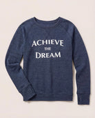 Ink Navy $|& Interval Acheive the Dream Graphic Pullover - Hanger Detail