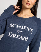 Ink Navy $|& Interval Acheive the Dream Graphic Pullover - SOF Full Front