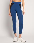 Deep Teal/Black $|& Interval CloudLight Recess Legging - SOF Front