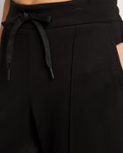Black $|& Interval For the Win Pintuck Jogger - SOF Full Front