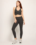 Heather Charcoal $|& Interval FlowHeather Sculpt Enchant Bra - UGC On Fig